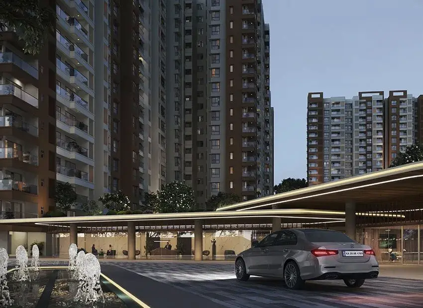 Prestige Evergreen residential development in Whitefield