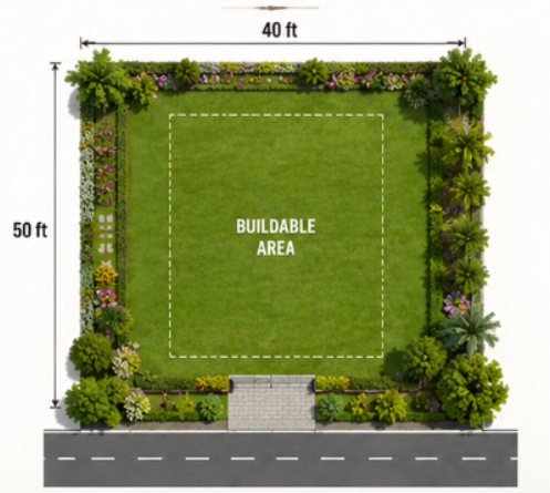 Prestige Park Drive 40 x 50 plot plan